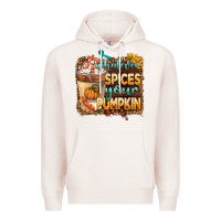 Pale Pink whatever spıces your pumpkin Premium Hoodie - BarkalooDesign