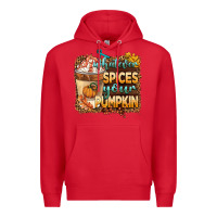 Red whatever spıces your pumpkin Premium Hoodie - BarkalooDesign