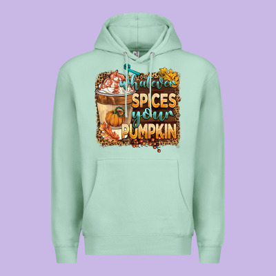 Whatever Spıces Your Pumpkin Premium Hoodie Designed By Barkaloodesign
