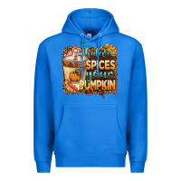 True Royal whatever spıces your pumpkin Premium Hoodie - BarkalooDesign
