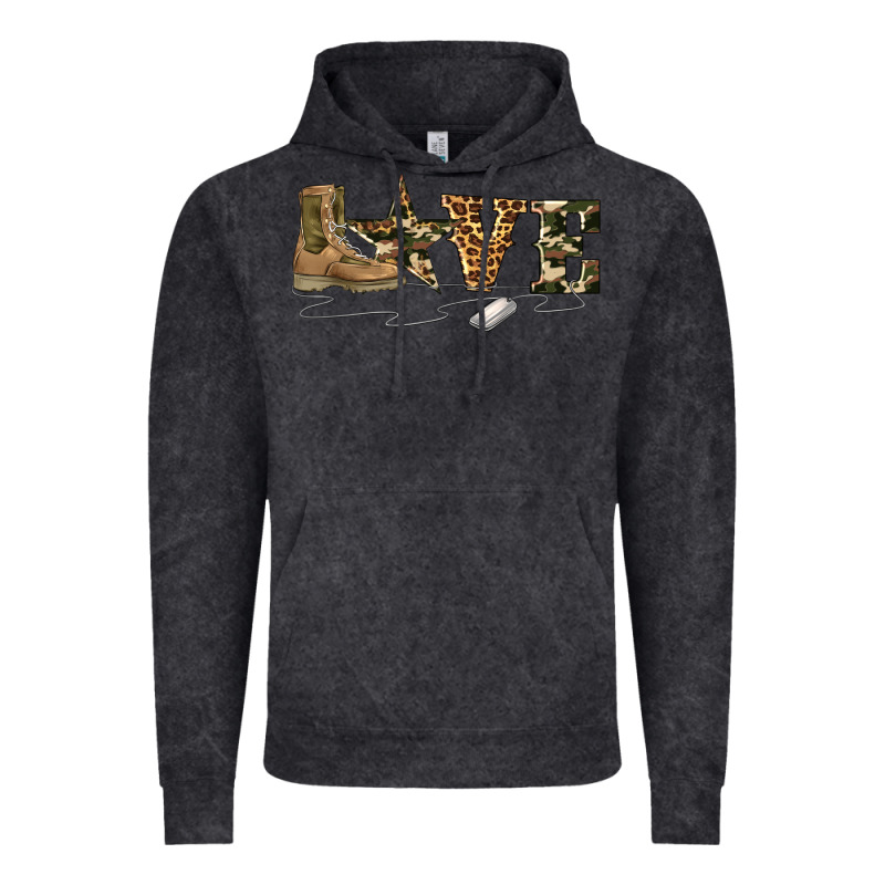 Camouflage Military Boots Love Vintage Hoodie by Artiststas | Teevron