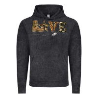 Vintage Black camouflage military boots love Vintage Hoodie - Artiststas