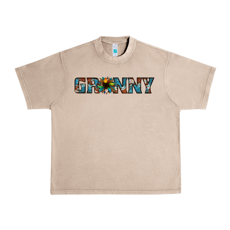 Granny Cowhide Sunflower Urban Heavy Tee by Jasminsmagicworld | Teevron