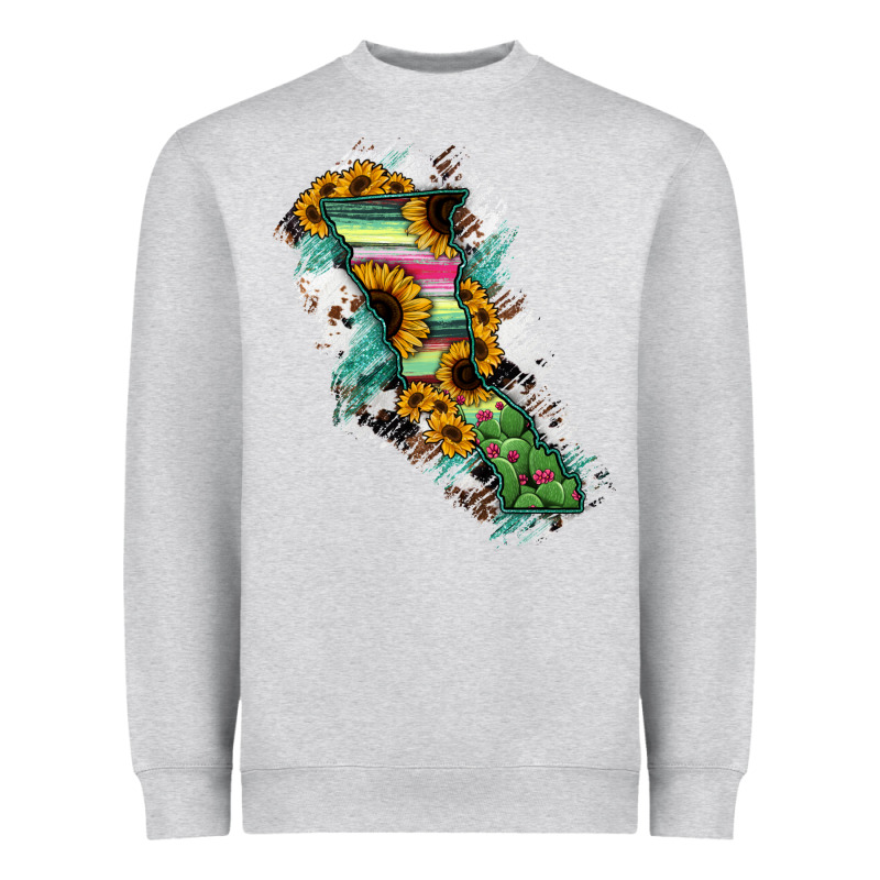 Baja California State Of Mexico Map Heavyweight Sweatshirt by RanaPortraitStore | Teevron