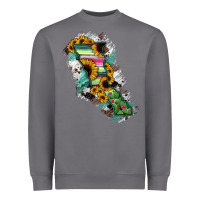 Storm Baja California State Of Mexico Map Heavyweight Sweatshirt - RanaPortraitStore