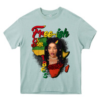 Arona Free-ish since 1865 black woman Heavy Core Tee - FaDigitalArtStudio