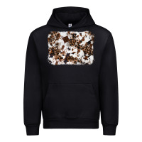 Black cowhide leopard background Urban Hoodie - RanaPortraitStore