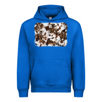 Cobalt cowhide leopard background Urban Hoodie - RanaPortraitStore
