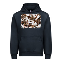 Navy cowhide leopard background Urban Hoodie - RanaPortraitStore