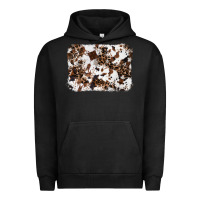 Pigment Black cowhide leopard background Urban Hoodie - RanaPortraitStore