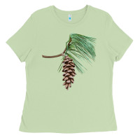 Matcha white pine cone Ladies Tee - LillyAllenDesigns