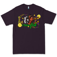 Plum mardi gras love crawfish Premium Tee - FaDigitalArtStudio