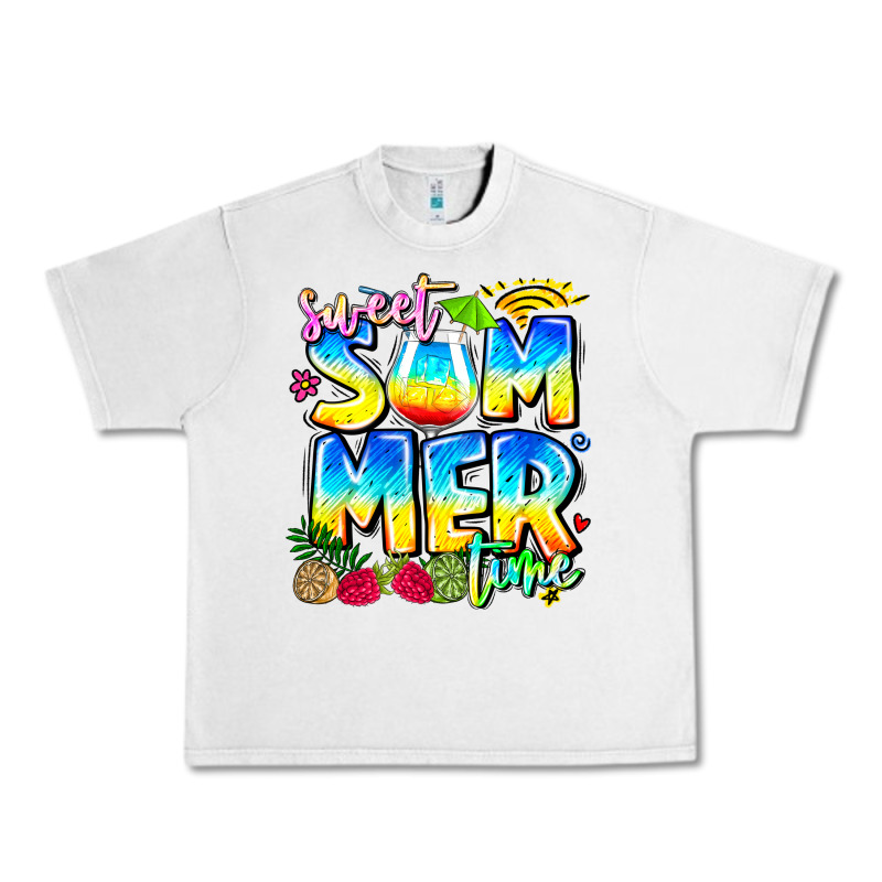 Summer Time Urban Heavy Tee by CowhideDigitalArt | Teevron