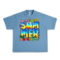 Pebble Blue summer time Urban Heavy Tee - CowhideDigitalArt