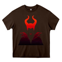 Chocolate Brown maleficent Heavy Core Tee - artisFamous