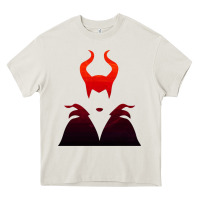 Cream maleficent Heavy Core Tee - artisFamous