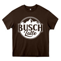 Chocolate Brown vintage busch light Heavy Core Tee - artisFamous