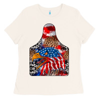 Bone America Ladies Tee - CowhideDigitalArt