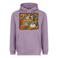 Lavender pumpkins with sunflowers Heavyweight Hoodie - RanaPortraitStore