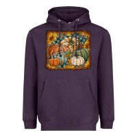 Plum pumpkins with sunflowers Heavyweight Hoodie - RanaPortraitStore