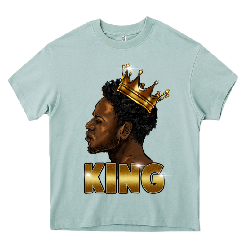 Black King Heavy Core Tee by FaDigitalArtStudio | Teevron