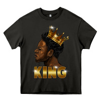 Asphalt black king Heavy Core Tee - FaDigitalArtStudio