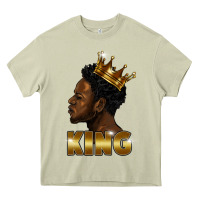 Mossy black king Heavy Core Tee - FaDigitalArtStudio