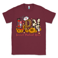 Burgundy Western Lpn Licensed Practical Nurse Classic Tee - FaDigitalArtStudio