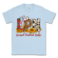 Dusty Blue Western Lpn Licensed Practical Nurse Classic Tee - FaDigitalArtStudio