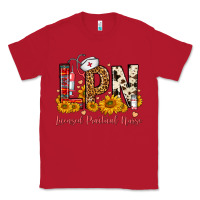 Red Western Lpn Licensed Practical Nurse Classic Tee - FaDigitalArtStudio
