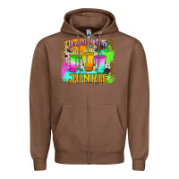 Chestnut Loaded Tea Junkie Zipper Hoodie - Jasminsmagicworld