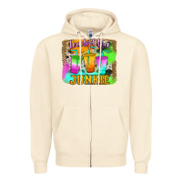 Sandshell Loaded Tea Junkie Zipper Hoodie - Jasminsmagicworld