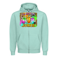 Loaded Tea Junkie Zipper Hoodie | Teevron