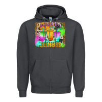 Smoke Loaded Tea Junkie Zipper Hoodie - Jasminsmagicworld