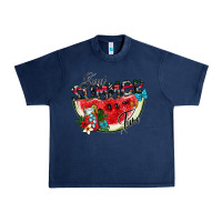 Navy sweet summer time Urban Heavy Tee - CowhideDigitalArt