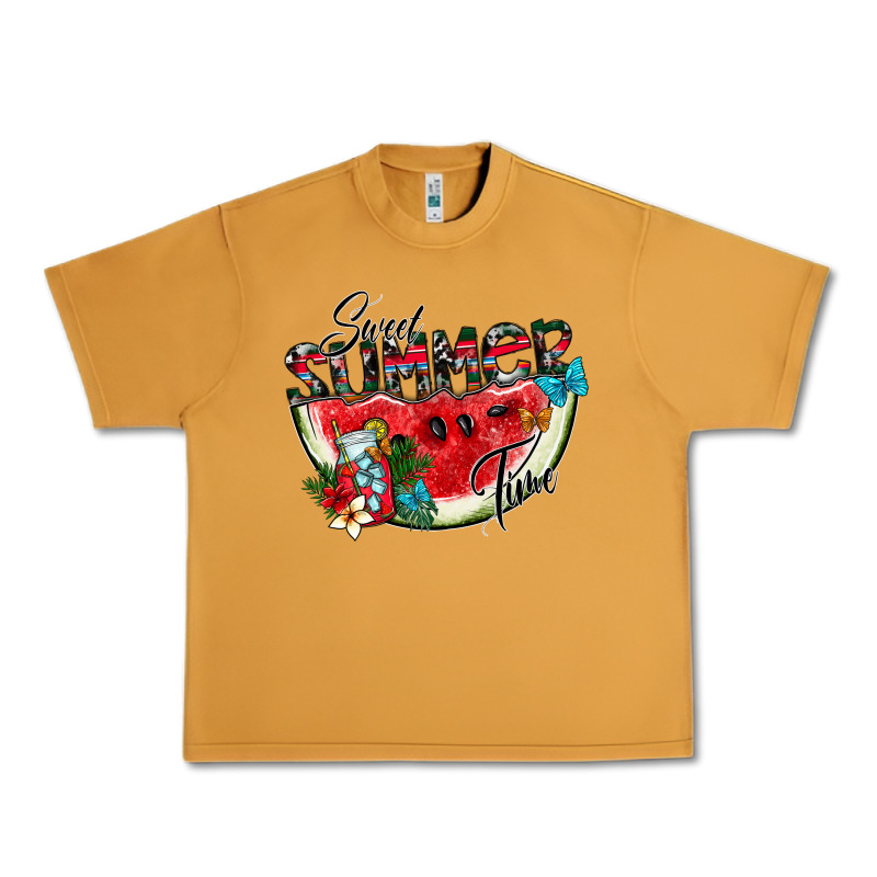 Sweet Summer Time Urban Heavy Tee by CowhideDigitalArt | Teevron