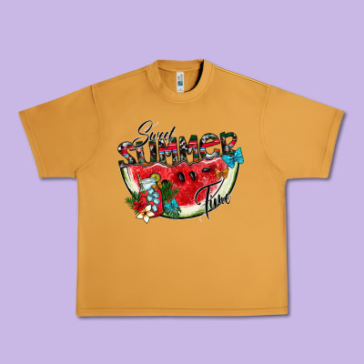 Sweet Summer Time Urban Heavy Tee Designed By Cowhidedigitalart