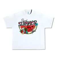 White sweet summer time Urban Heavy Tee - CowhideDigitalArt