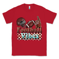 Red football vibes Classic Tee - BarkalooDesign