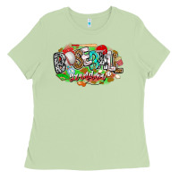 Matcha baseball grandma Ladies Tee - CowhideDigitalArt
