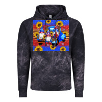 Cloud Black American flag gnomes truck sunflowers star leopard glitter Vintage Hoodie - Artiststas