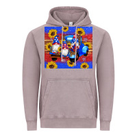 Vintage Zinc American flag gnomes truck sunflowers star leopard glitter Vintage Hoodie - Artiststas