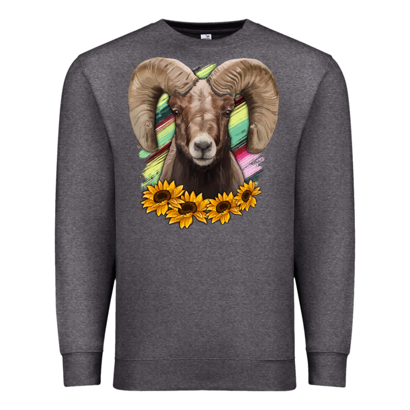 Colorodo Bighorn Sheep Premium Sweatshirt by Jasminsmagicworld | Teevron