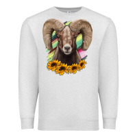 Oatmeal Heather Colorodo Bighorn Sheep Premium Sweatshirt - Jasminsmagicworld