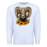 White Colorodo Bighorn Sheep Premium Sweatshirt - Jasminsmagicworld