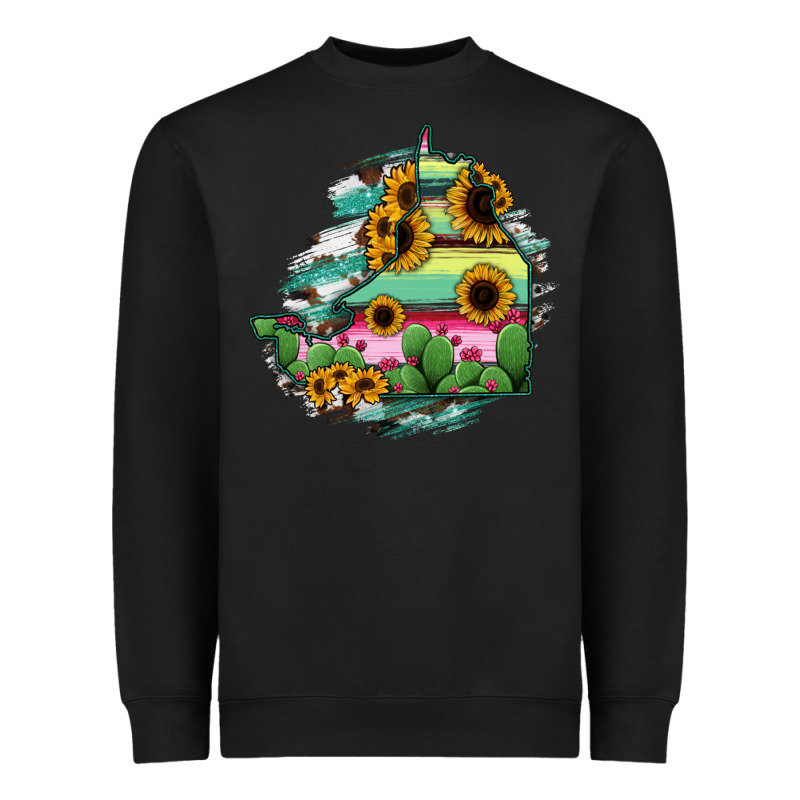 Campeche State Of Mexico Map Heavyweight Sweatshirt by RanaPortraitStore | Teevron