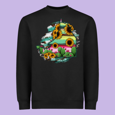 Campeche State Of Mexico Map Heavyweight Sweatshirt Designed By Ranaportraitstore