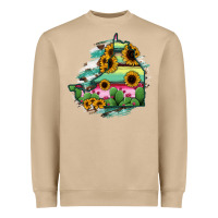 Mushroom Campeche State Of Mexico Map Heavyweight Sweatshirt - RanaPortraitStore