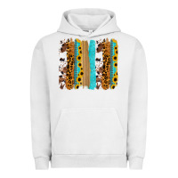 Pigment Lunar Rock turquoise sunflowers cowhide leopard glitter background Urban Hoodie - RanaPortraitStore