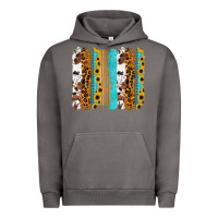 Pigment Tornado turquoise sunflowers cowhide leopard glitter background Urban Hoodie - RanaPortraitStore
